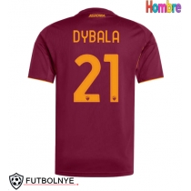 Camiseta AS Roma Paulo Dybala #21 Primera Equipación 2025-26 manga corta